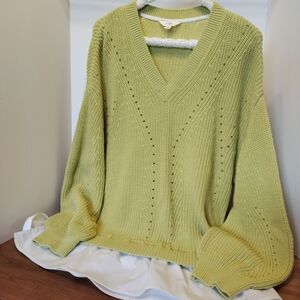 Terra & Sky lightweight sweater 2x